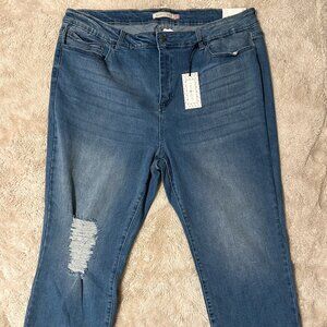Glitzy Girlz Plus Fringe Jeans